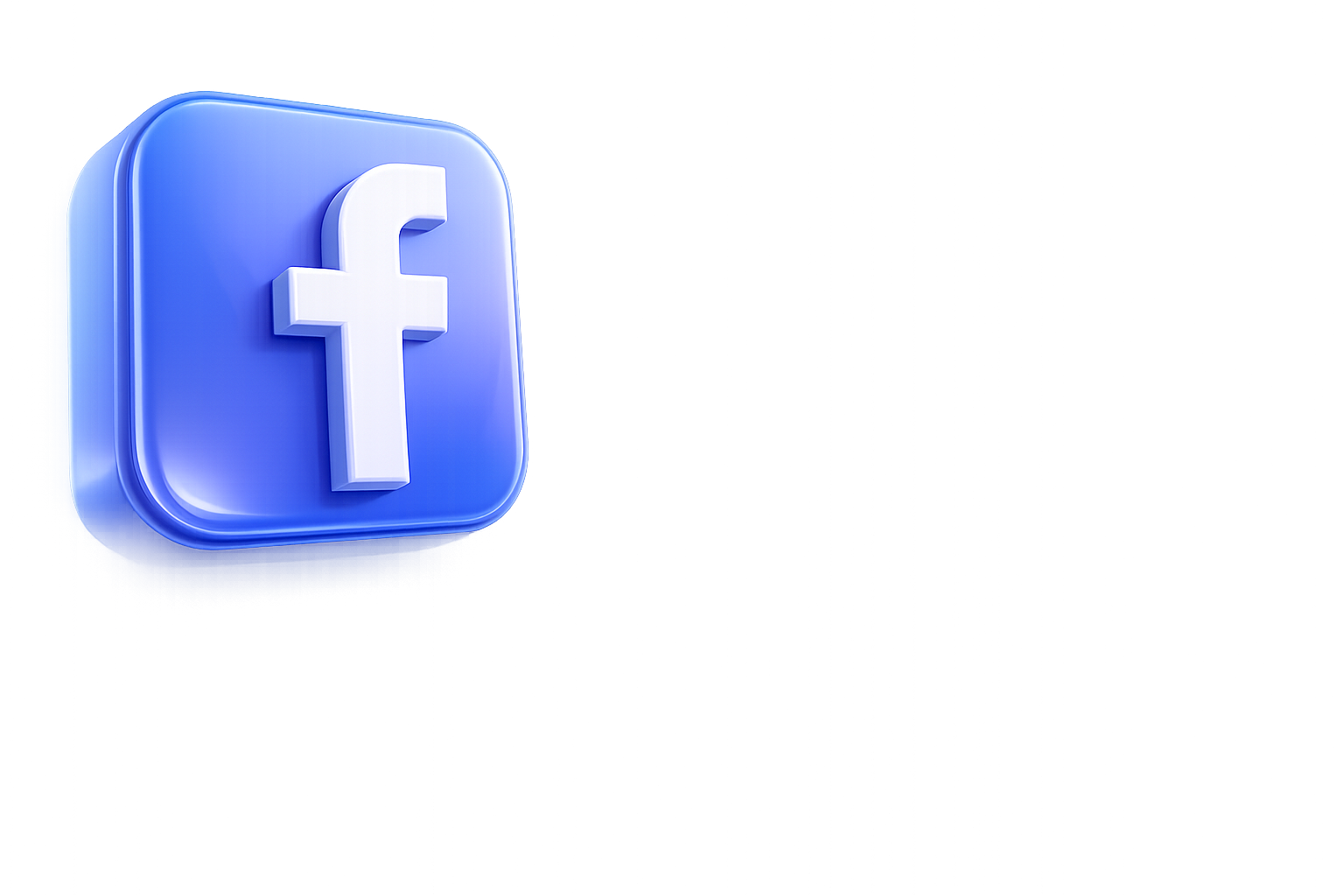 Facebook 3D Icon